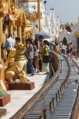 15-Around the upper terrace of the Shwedagon Pagoda